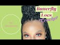 No Wrapping Crochet Butterfly Faux Locs | Quick and Easy DIY Protective Style