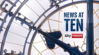 Watch News at Ten live as Sky News reports from inside the town being flattened in Russian offensive