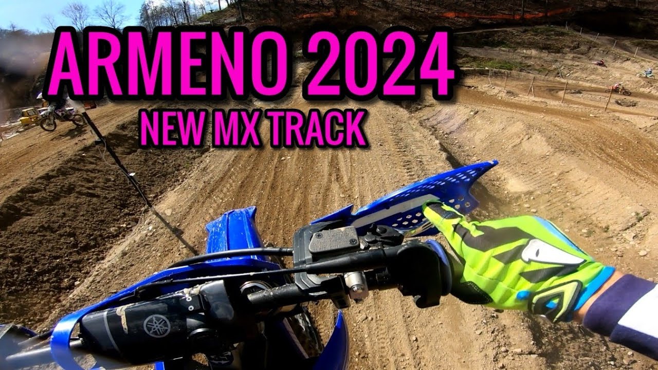 Armeno 2024 NEW MX track - raw laps 2 stroke - YZ250 GoPro POV