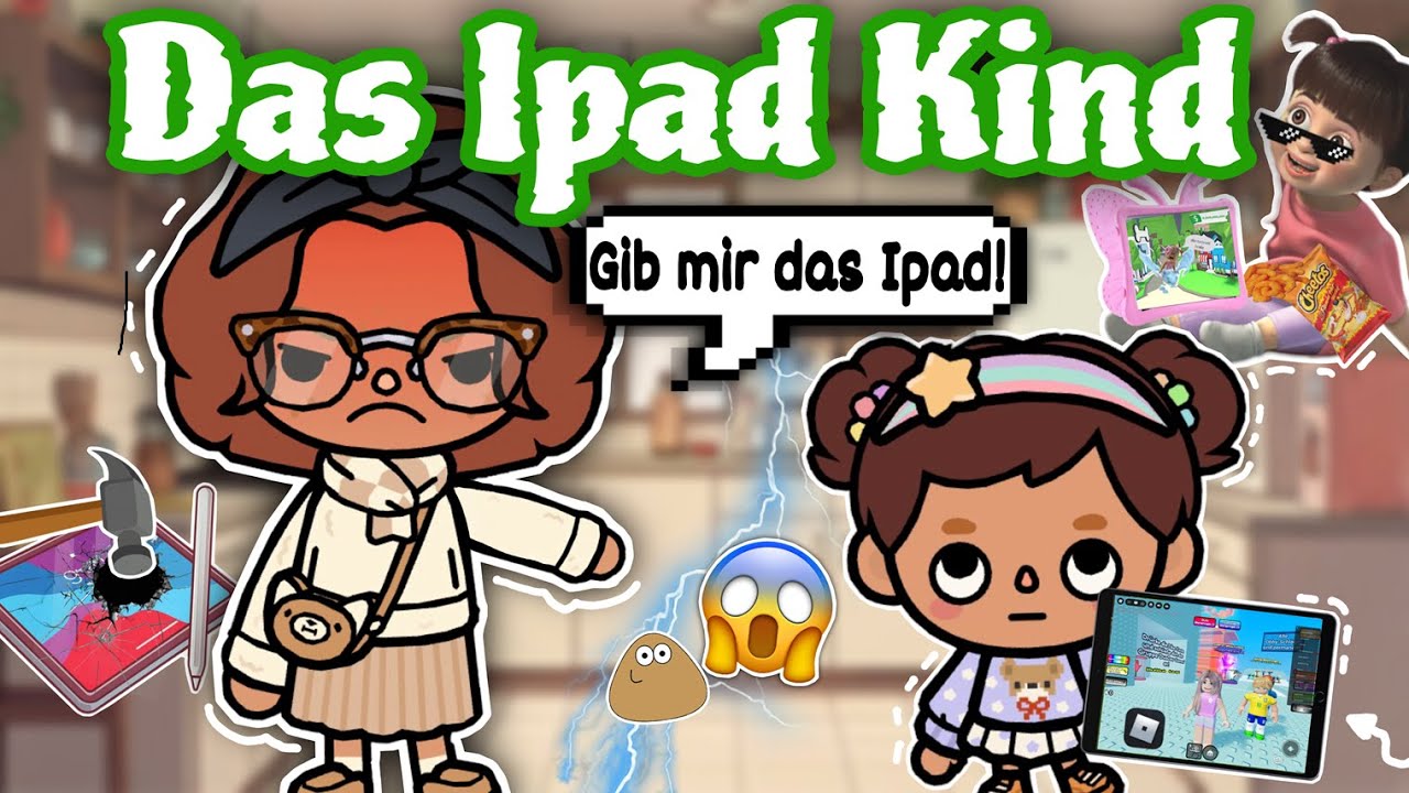 DAS IPAD KIND 📱😬 | TOCA BOCA STORY DEUTSCH  | ALLES TOCA