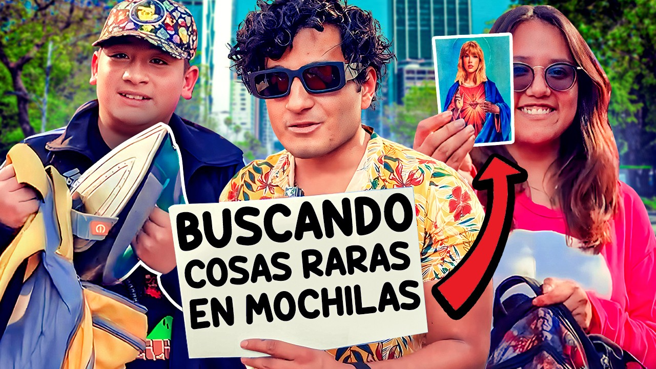 BUSCANDO COSAS RARAS EN MOCHILAS