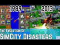 The Evolution of All SimCity Disasters 1989 - 2013