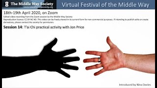Tai Chi Session with Jon Price at the Virtual Festival of the Middle Way