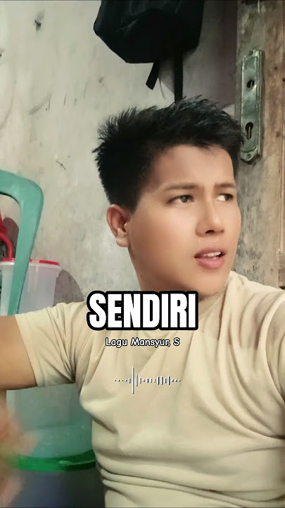 Sendiri 💔| Lagu dangdut Mansyur, S 🎵
