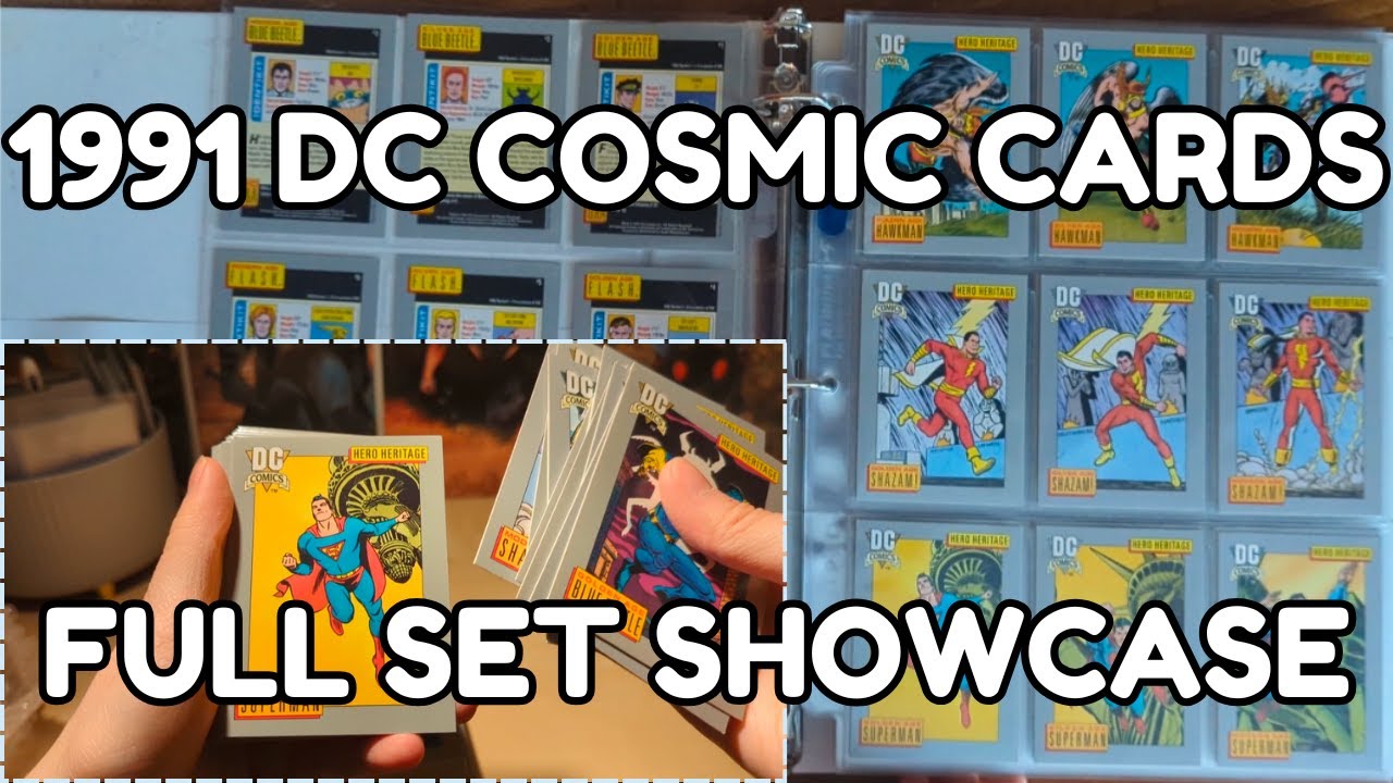 COMPLETE 1991 DC Cosmic Cards Base Set Showcase