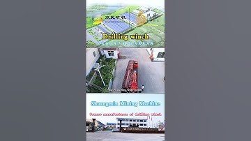 10 ton drilling winch produced by Shuangmin Mining Machinery #minehoist #winch #minemachinery