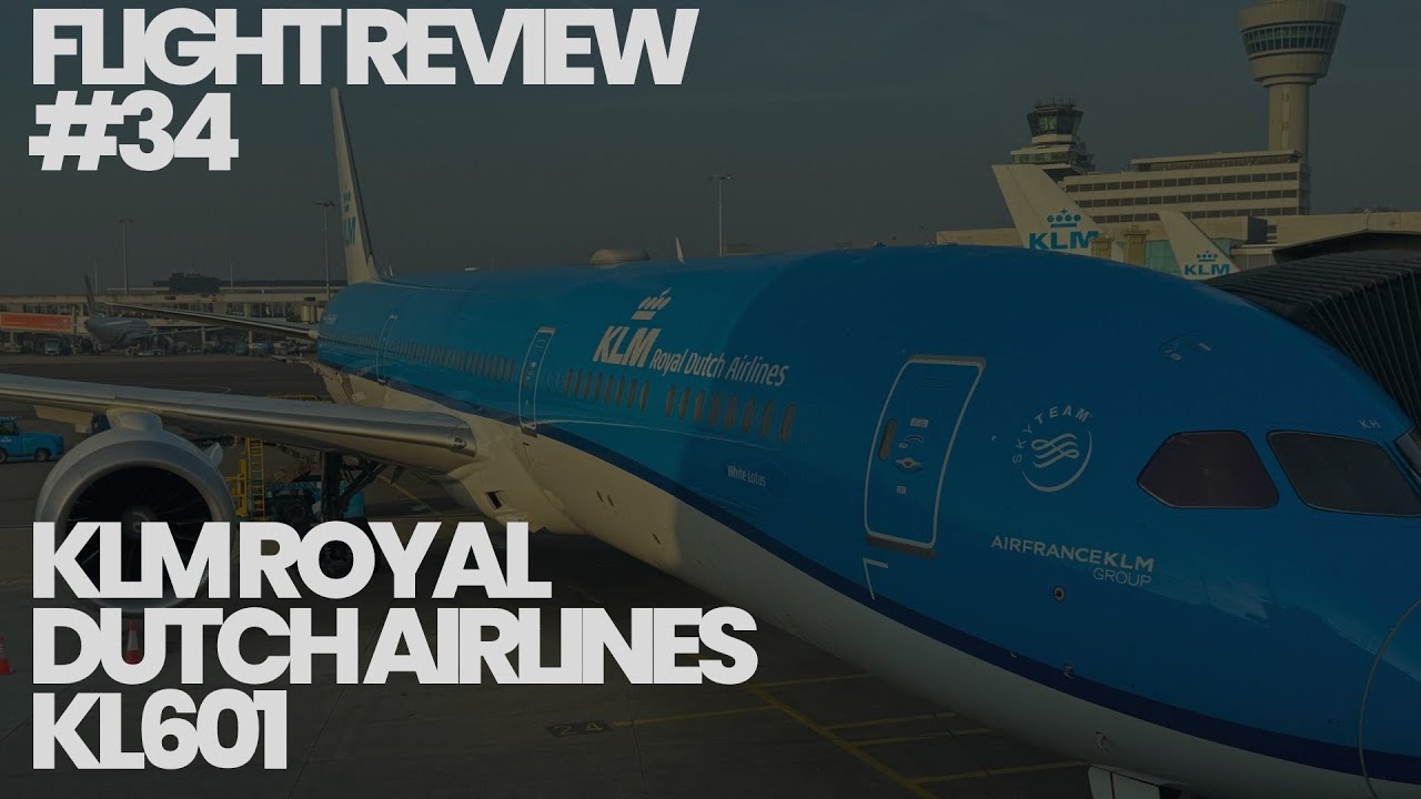 KLM Royal Dutch Airlines KL601 AMS - LAX