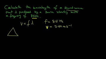CSEC Physics Worked Example - Finding the Wavelenght of a Wave