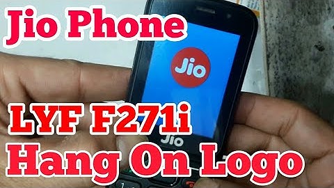 Jio Phone F271i Hang On Logo || Software Problem solve In Jio Phone LYF F271i