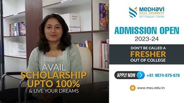 Admission OPEN 2023-24 | Medhavi Skills University |Sikkim