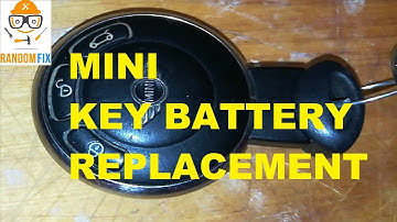 Mini Cooper Remote KEY Fob Battery Replacement 2007-14▶️How to Change Mini Cooper Key Fob Battery