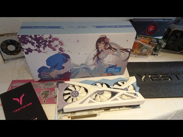 YESTON RX 6800 XT Sakura Hitomi Flower Marriage Waifu Edition