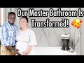 Our master bathroom is transformedbudget friendly  vlog renovation diysylvia and koree bichanga