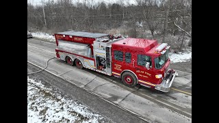 Structure Fire, Davison, Michigan, Jan 23, 2023