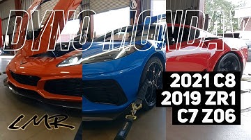DYNO MONDAY: 2021 C8, 2019 ZR1 & C7 Z06 all getting baselined.