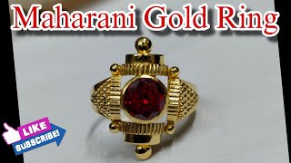 Maharani Gold Ring _ Gold Ring Making Process _ Handmade Gold Ring Making #jewellery