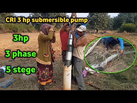 Cri 3hp 3 phase cheap submersible pump price