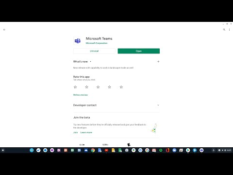 how to install Microsoft teams on Chromebook