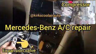 AC COMPRESSOR LOCATION REPLACEMEN T EXPLAINED MERCEDES W204, 41% OFF