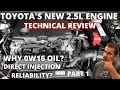 Toyota's New Engine Technical review Part 1 : Cooling,Lubrication,Direct Injection and EGR