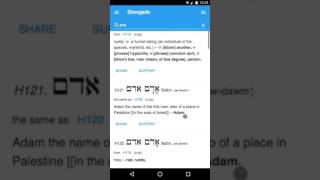 Study ancient Greek Strongsdict Strong's Greek Hebrew Dictionary App Android screenshot 2