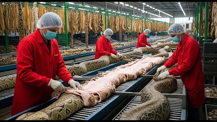 Inside the Snake Leather Factory: From Snake Skin to a $10,000 Luxury Jacket (Full Process)