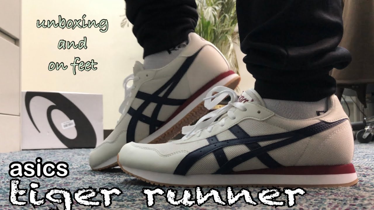 Introducir 130+ imagen asics tiger runner on feet