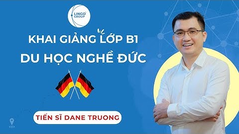 Khai giảng lớp học tiếng Đức bên Thầy Tiến sĩ Dane Truong