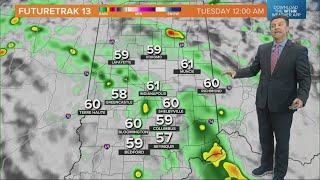 Live Doppler 13 forecast | Noon update for Monday, May 13, 2024