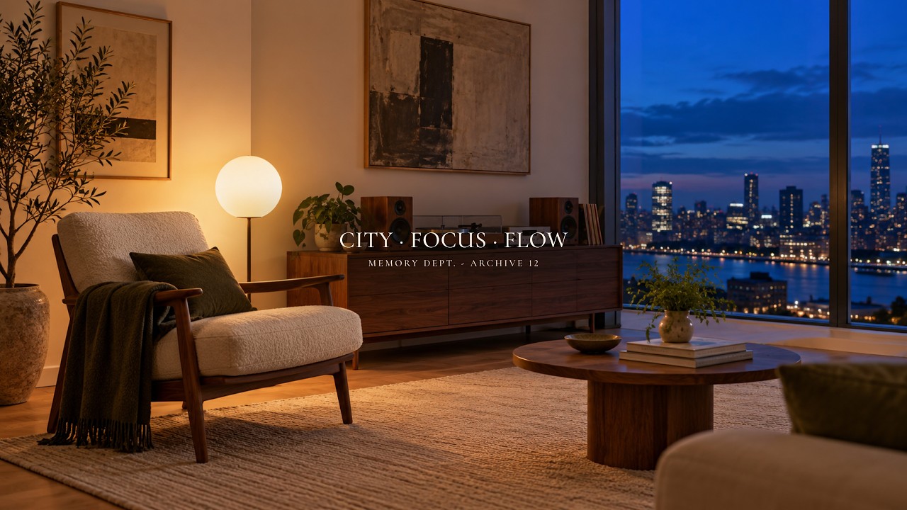 Background Music for Work & Focus — City Lights After Hours - YouTube