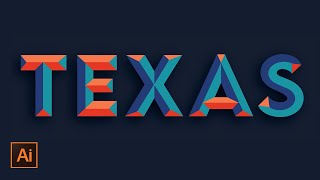 Adobe Illustrator Tutorial - Text Effect in Illustrator - DesignMentor
