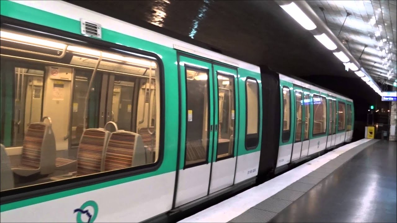 Metro fahren in Paris - YouTube