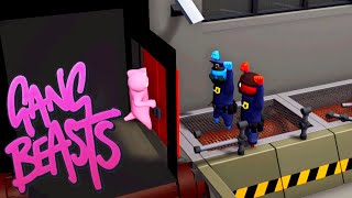 We ARRESTED Players AGAIN In Gang Beasts | Trapping Players Behind Doors