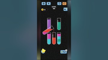 Water Color Sort Level 196🌊🤯😊#youtubeshort #trendingshorts