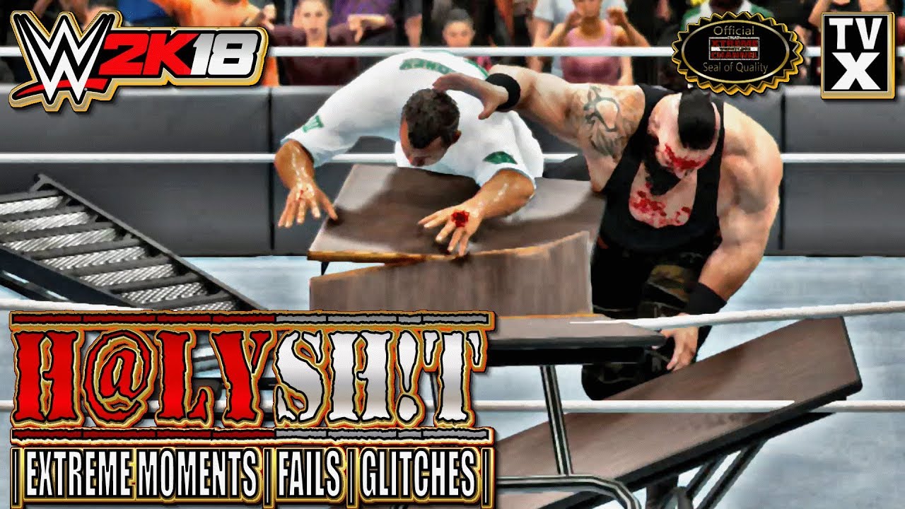 WWE 2K18 | Extreme Moments | Brutal Bumps | Epic Spots | Fails ...