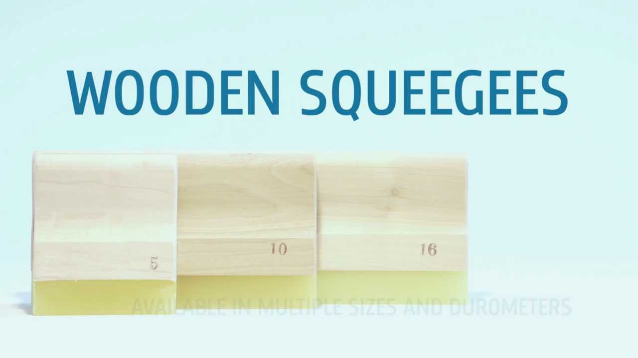 TIANIUSEEN Screen Printing Squeegee Wooden Ink Scraper 75