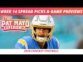 The Spread: Week 14 NFL Picks, Odds, Betting And Predictions