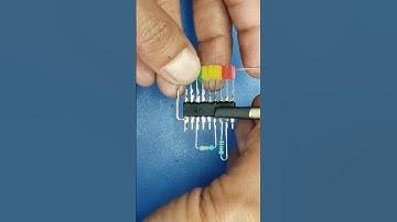 BUILD A LED VU METER WITH IC LM3915 #shorts #ytshorts #vu_meter