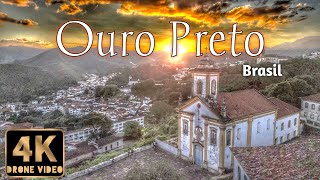 Ouro Preto, Minas Gerais, Brasil 4K HDR Drone