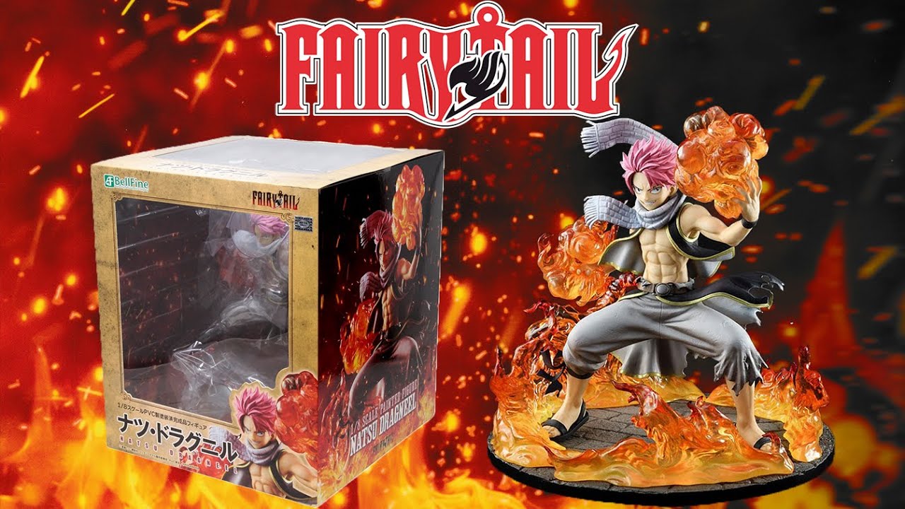 UNBOXING! Natsu Dragoneel DRAGON FORCE TRANSFORMATION from Fairy Tail 