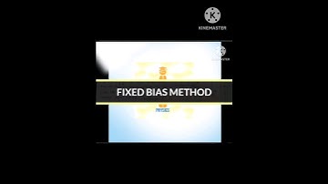 BIASED STABILISATION....   BY FIXED BIAS METHOD #bsc #notes #physics #2ndsem