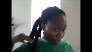 Braided Locs Updo How-To Video