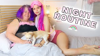 Night Routine Married Lesbian Age Gap Couple