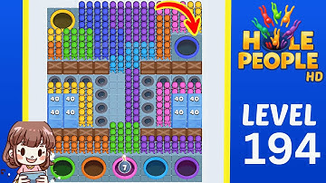 Hole People Level 194 Solution Walkthrough