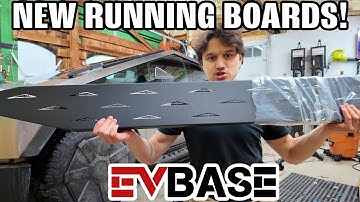 Cybertruck Running Boards Install From EVBASE!