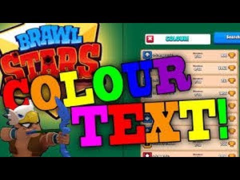 Brawl Stars How To Change Your Name To Color Text Brawl Stars Tutorials Youtube - brawl stars how to change color name