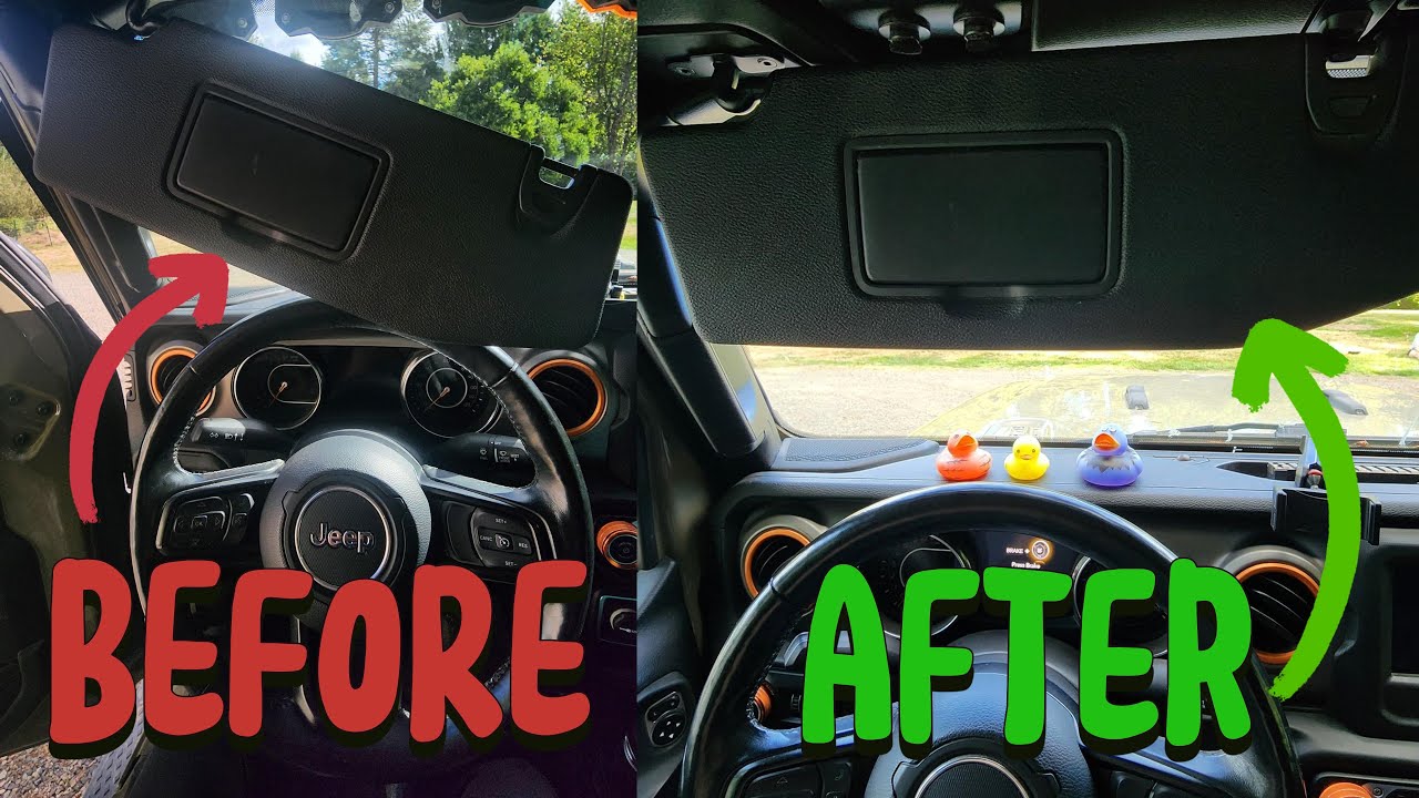 How to fix a broken sun visor! | Jeep Gladiator or Wrangler