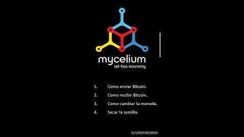Manual Mycelium Bitcoin Wallet