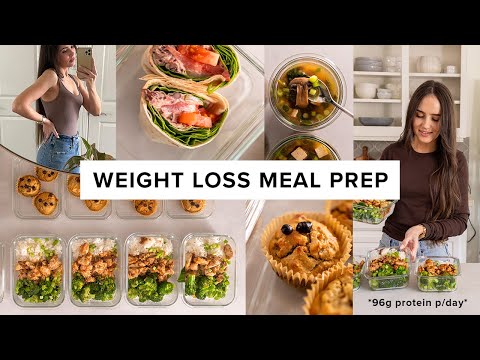 1 hour weight loss meal prep - 96g protein  super easy pt 3