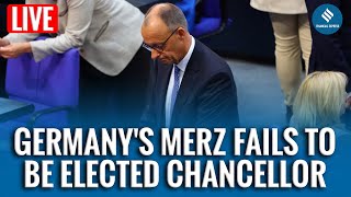 LIVE: Merz Fails to Secure Enough Votes to Become German Chancellor